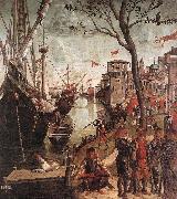 The Arrival of the Pilgrims in Cologne d CARPACCIO, Vittore